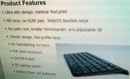 Вместе с планшетом HP Palm Topaz можно будет использовать компактную беспроводную клавиатуру