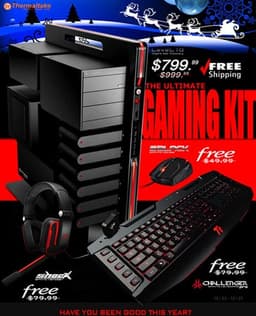 Thermaltake анонсирует новогодние игровые наборы 