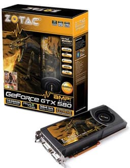 ZOTAC добавляет в свой каталог 3D-карту GeForce GTX 580 AMP! Edition