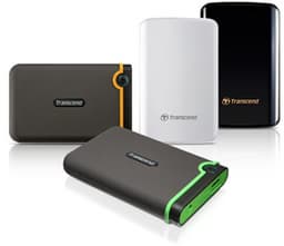 Transcend увеличивает объем портативных HDD четырех серий до 750 ГБ