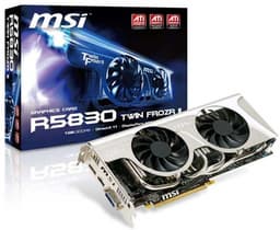 3D-карта MSI R5830 Twin Frozr II ориентирована на «разгон»