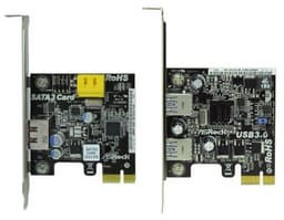 ASRock предлагает карты расширения с портами SATA 6 Гбит/с и USB 3.0