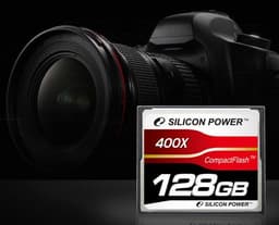 Silicon Power первой в мире доводит объем карты памяти 400X Compact Flash до 128 ГБ