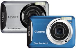 Камеры Canon PowerShot A490 и A495 поддерживают карты памяти формата SDXC