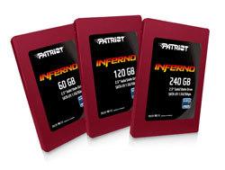Patriot дополняет линейку SSD Inferno моделями объёмом 60, 120 и 240 ГБ