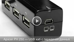 iXBT TV: Видеообзор Apacer PH250 - USB хаб с возможностью связи между ПК
