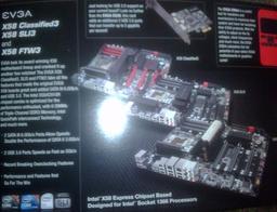 EVGA готовит к выпуску системные платы X58 SLI3 и X58 Classified3