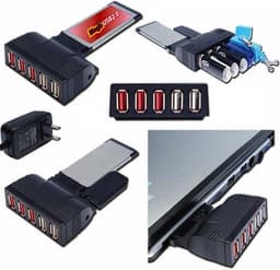 Mega USB 2.0 Express — концентратор USB в виде карты расширения для слота ExpressCard