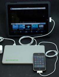Juicz — внешняя батарея для iPad производства QuickerTek