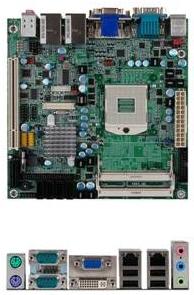 Основой системной платы DFI CP100-NRM типоразмера Mini ITX стал чипсет Intel QM57