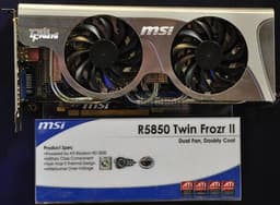 MSI оснащает 3D-карту Radeon HD 5850 системой охлаждения Twin Frozr II