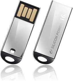 Материалом корпуса USB-накопителя Silicon Power Touch 830 стала нержавеющая сталь