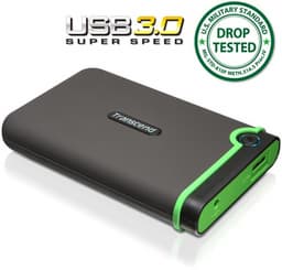 Transcend снабжает защищенный внешний накопитель интерфейсом USB 3.0