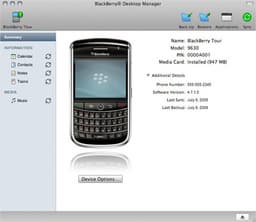 RIM обновила BlackBerry Desktop Manager for Mac