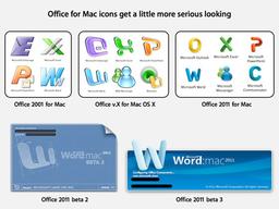 В Office 2011 для Mac появятся новые иконки