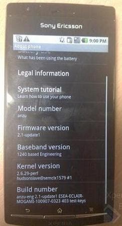 Sony Ericsson X12: флагманский коммуникатор на базе Android