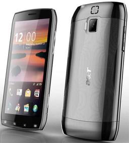 Acer оснастила смартфон экраном диагональю 4,8 дюйма разрешением 1024 х 480 пикселей