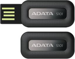 Миниатюрный USB-накопитель ADATA S101 отделан кожей