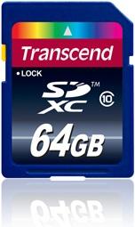 Еще одна новинка Transcend: карта памяти формата SDXC объемом 64 ГБ