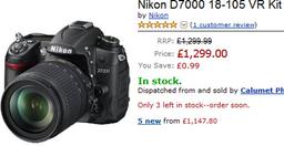 Камера Nikon D7000 появилась в европейских магазинах, а Nikon D5000 снята с производства