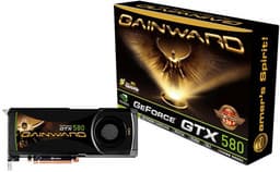 GPU 3D-карты Gainward GeForce GTX 580 Golden Sample работает на частоте 835 МГц