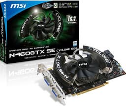 MSI представила разогнанный вариант карты на базе GPU NVIDIA GeForce GTX 460 SE с кулером Cyclone