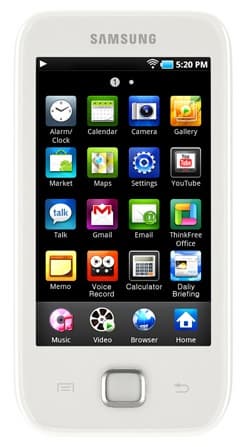 Samsung представляет медиаплеер на платформе Android - Galaxy Player 50