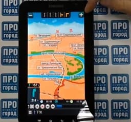 Анонсирована первая российская навигационная система для интернет-планшета Samsung Galaxy Tab