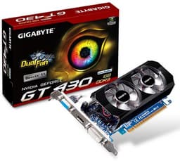 3D-карта NVIDIA GeForce GT 430 в исполнении Gigabyte работает на повышенных частотах