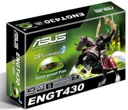 Низкая, но широкая: 3D-карта ASUS ENGT430/DI/1GD3 занимает два слота