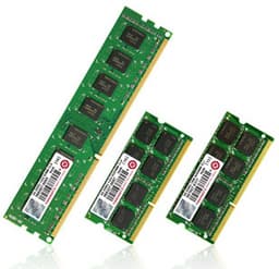 Transcend выпускает три планки памяти объемом 4 ГБ c чипами DDR3 плотностью 2 Гбит