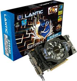 Охлаждение 3D-карты Lantic GTS450 1GB GDDR5 Thunder Version возложено на 80-миллиметровый вентилятор