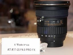 Tokina готовит к выпуску второй широкоугольный объектив для полнокадровых камер