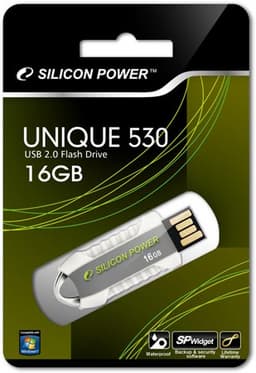 USB-накопитель Silicon Power Unique 530 имеет мягкий корпус в спортивном стиле