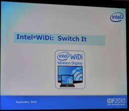 IDF 2010: Intel Wireless Display (WiDi)