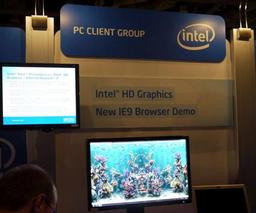 IDF 2010: Internet Explorer 9 Hardware Acceleration by Intel Core Processors