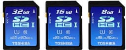 Toshiba анонсировала выпуск самых быстрых в мире карт памяти SDHC — скорость до 95 МБ/с