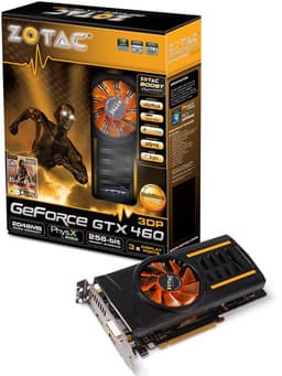ZOTAC оснащает 3D-карту GeForce GTX 460 3DP тремя выходами DisplayPort