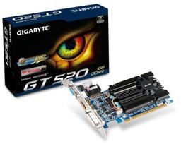 GIGABYTE предлагает два разогнанных варианта 3D-карт NVIDIA GeForce GT 520