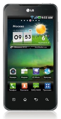 Смартфон на базе 2-ядерного процессора LG Optimus 2X - в России