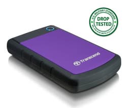 Накопители Transcend StoreJet 25H3P и 25H2P объемом 1 ТБ хорошо противостоят ударам