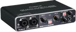 Звуковой интерфейс Roland Quad-Capture с четырьмя входами подключается к порту USB 2.0