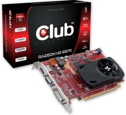 3D-карта Radeon HD 6570 в исполнении Club 3D получила печатную плату полной высоты