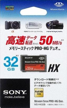 Скорость карт памяти Sony Memory Stick достигает 50 МБ/с