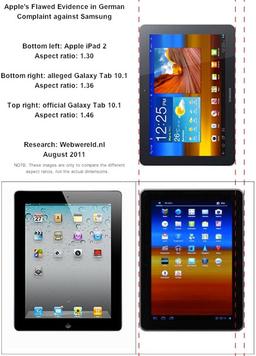 Суд временно приостановил запрет продаж Samsung Galaxy Tab 10.1 в ЕС, а в доказательствах Apple нашли некорректные изображения