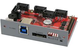 Addonics HPM-XU: мультипликатор портов для пяти HDD с интерфейсами eSATA и USB 3.0