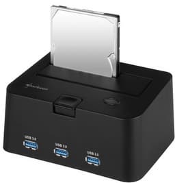 Sharkoon QuickPort H3: док-станция с одним портом SATA и тремя USB 3.0