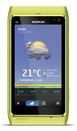 В Nokia Maps for mobile появилась информация о погоде