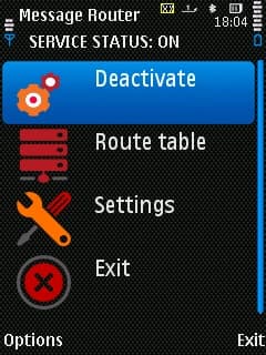 Message Router 1.10 - роутер поступающих SMS для Symbian