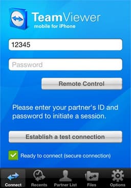 Teamviewer HD for Remote Control 6.0.9348 для iOS — клиент для удаленного администрирования